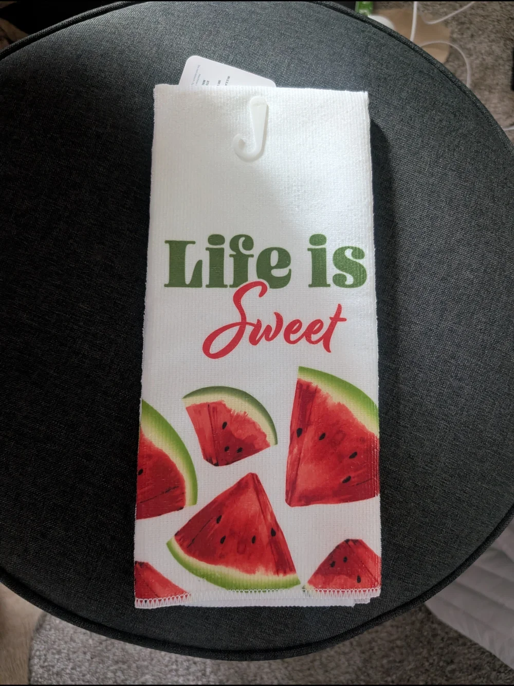 Set of 2 Kitchen Towels - Crab Print & Watermelon 